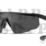 Ballistic Protection Glasses Mod. Saber Advanced Wiley (BLACK-TRANSPARENT)