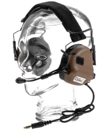 Casque Opsmen Protection auditive tactique casque antibruit M32 Mod.4 Earmor (BRONZER)