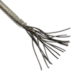 FPS FEP coated high conduction signal cable with 19 pure copper capillaries coated in chrome (W19C)