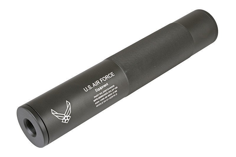 Silenziatore US Air Force -con doppio filetto- FMA (NERO)