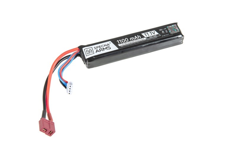 Batteria Li-po 11,1v 1100mah 20/40c con spinotto T-Deans Specna Arms (Stick)