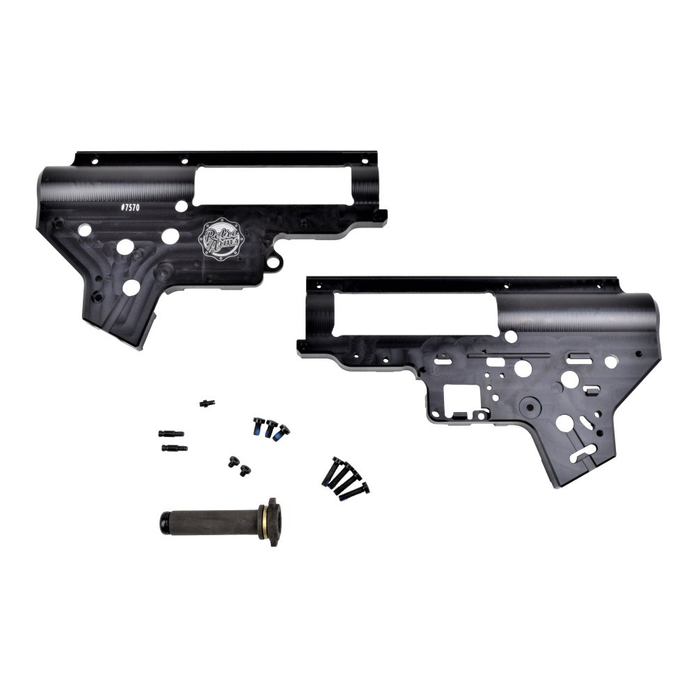 Gusci Gearbox CNC QSC V2 8mm -Sgancio molla rapido- Retro Arms for VFC