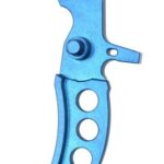 Grilletto per serie M4/M16 in CNC Retro Arms -Tipo D- (BLU)