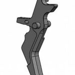 Grilletto per serie M4/M16 in CNC Retro Arms -Tipo M- (NERO)