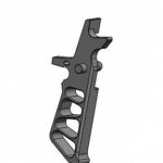 Grilletto per serie M4/M16 in CNC Retro Arms -Tipo O- (NERO)