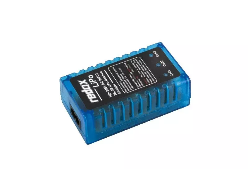 Carica Batterie microprocessor 230V per batterie Li-Po 7.4v/11.1v Redox