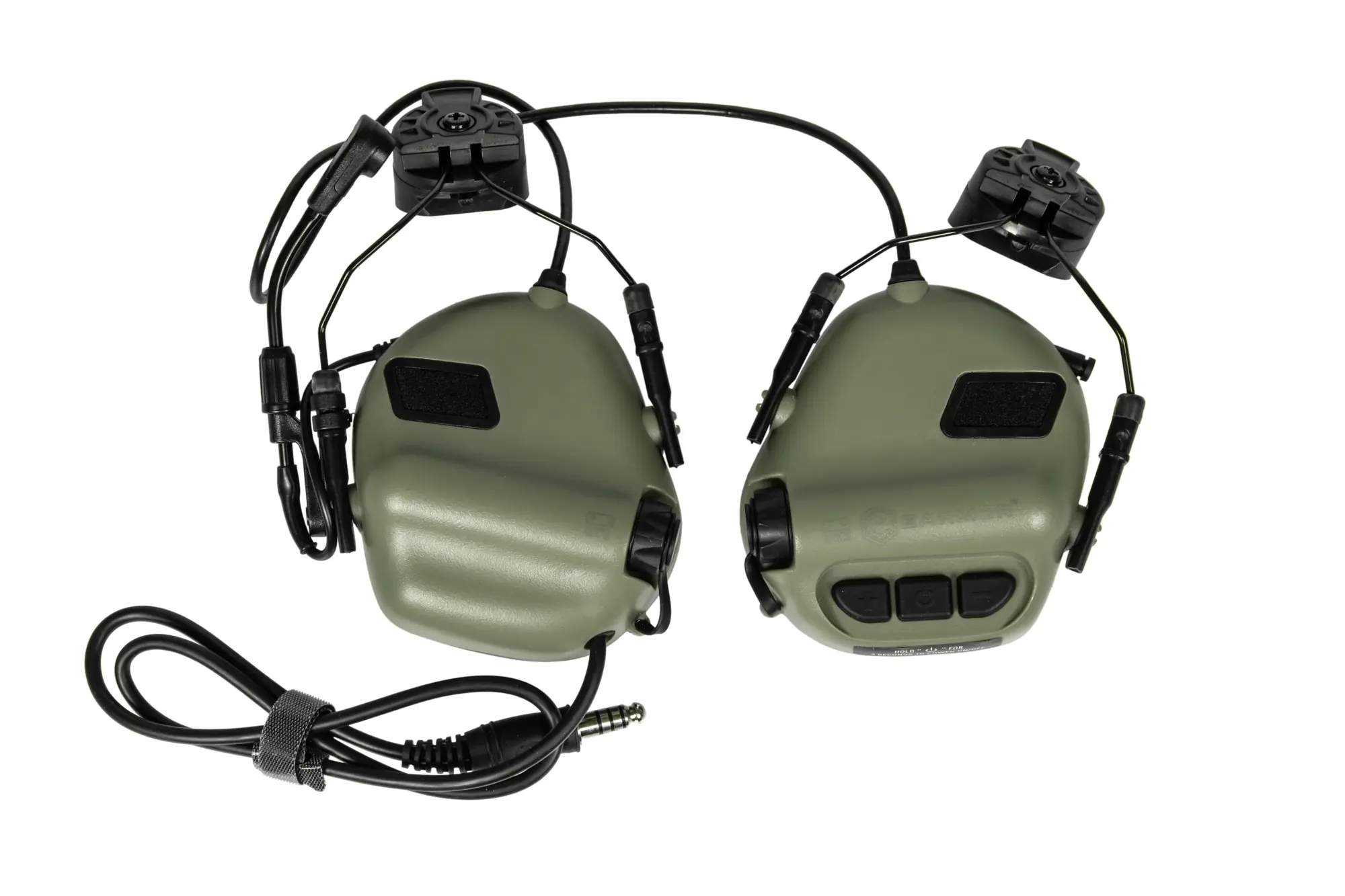 Headset Opsmen M32H Mod.3 Active noise reduction con ArcRail Earmor (VERDE-OD)