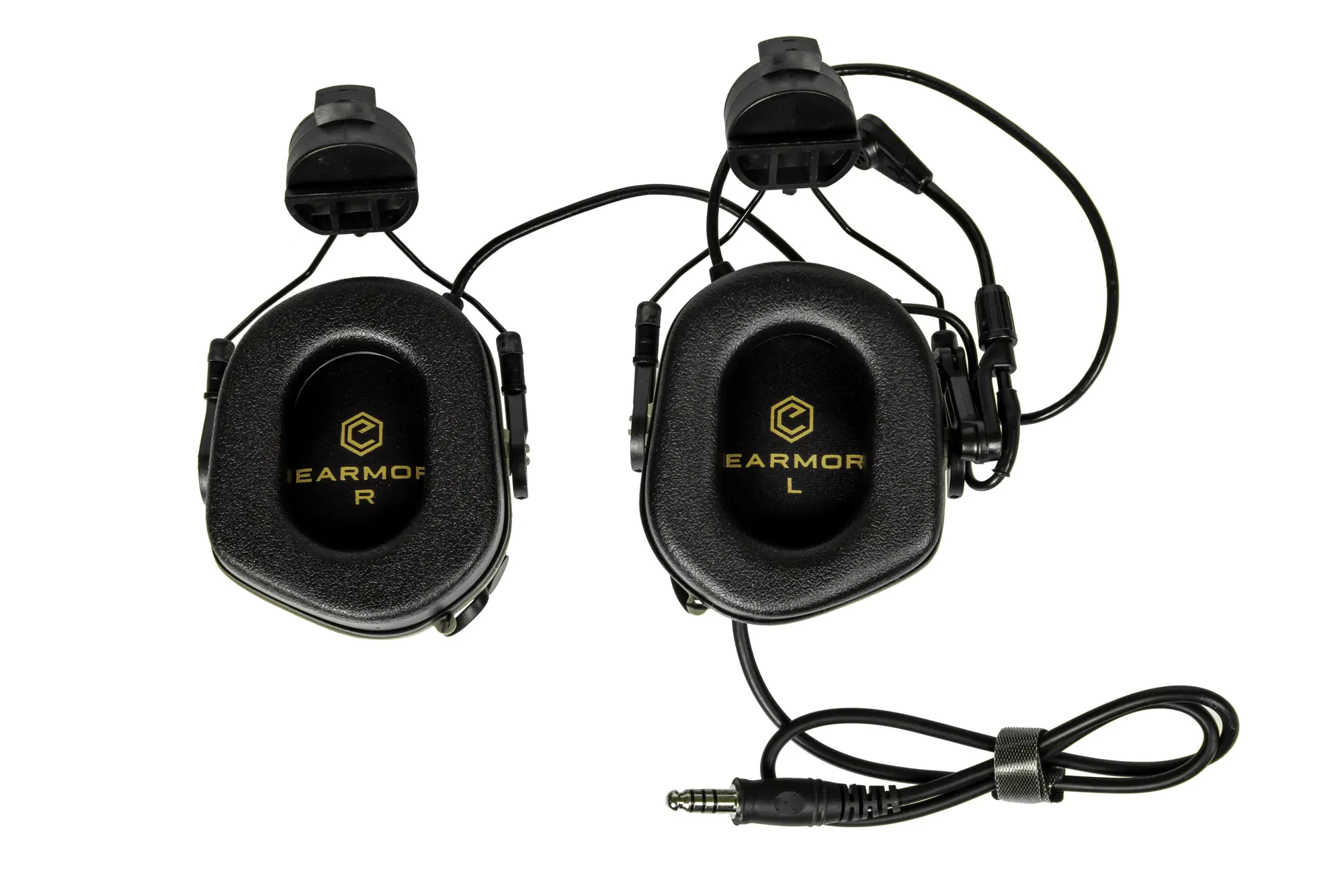 Headset Opsmen M32H Mod.3 Active noise reduction con ArcRail Earmor (VERDE-OD) - immagine 2