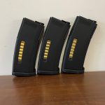 Pack combiné 26: Caricatore monofilare EPM PTS® Aeg 150bb -Gen.2- 3 Pièces (NERI)