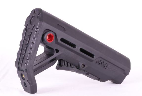 Calcio AR-15 regolabile in 6 posizioni -MP190- E&C (NERO)