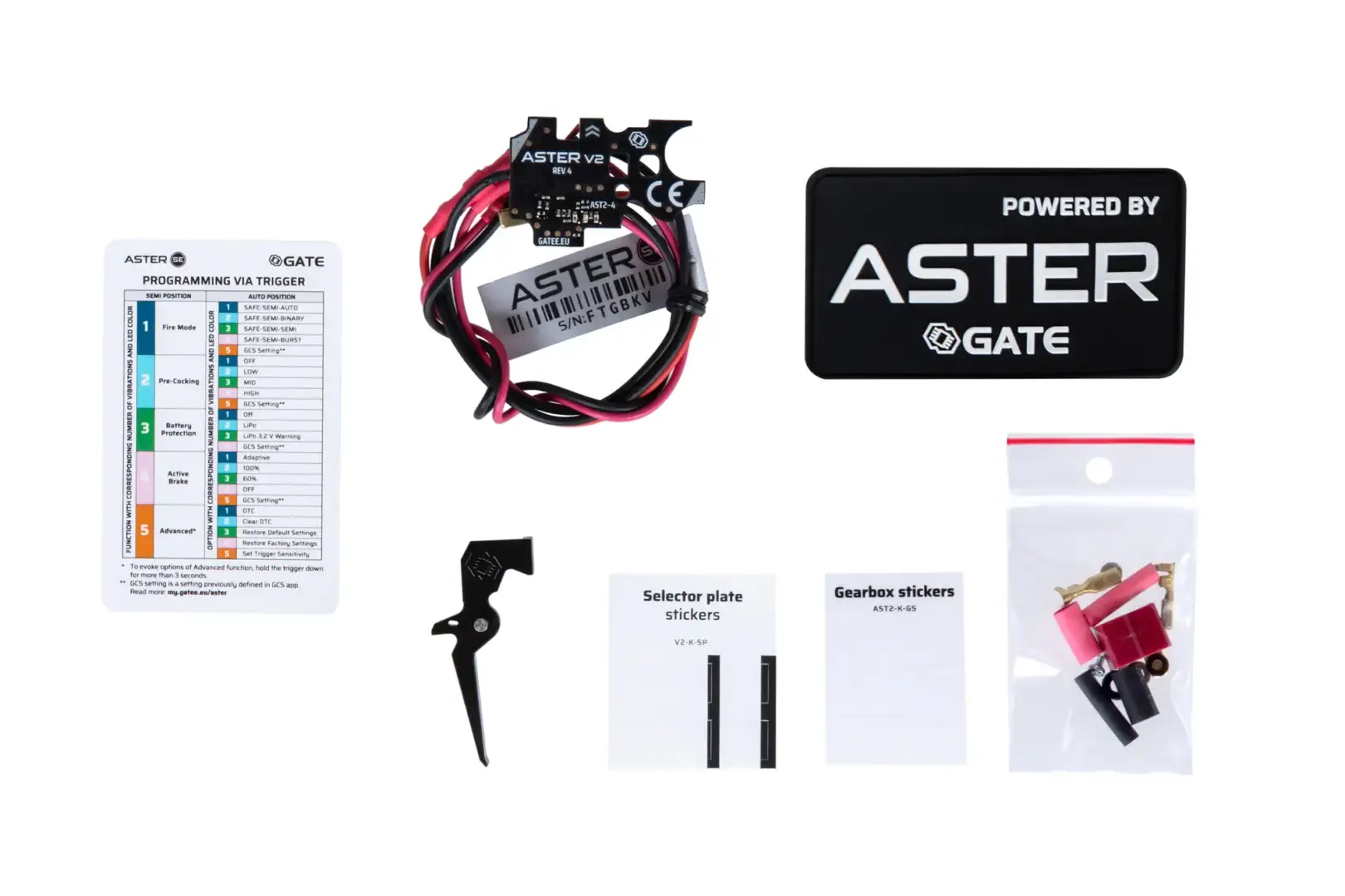 Cantralina ASTER V2 SE Lite + Quantum Trigger Rear Wired Module Set Expert Cavi Posteriori (AST2S-EMR)
