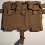 Trplo magazine holder panel 5.56 for AVS/JPC WoSport tactical (COTOTE BROWN)