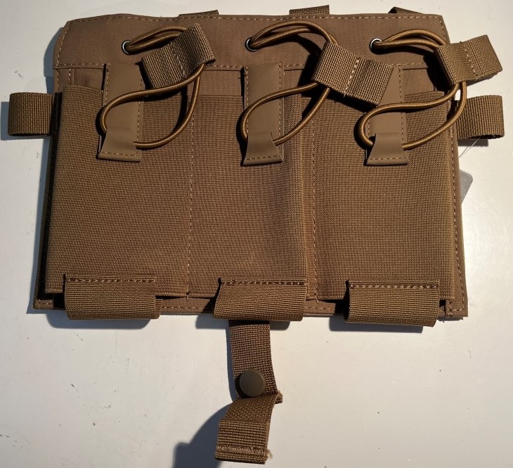 Panel porta revistas Trplo 5.56 Para AVS/JPC WoSport táctico (COTOTE MARRÓN)