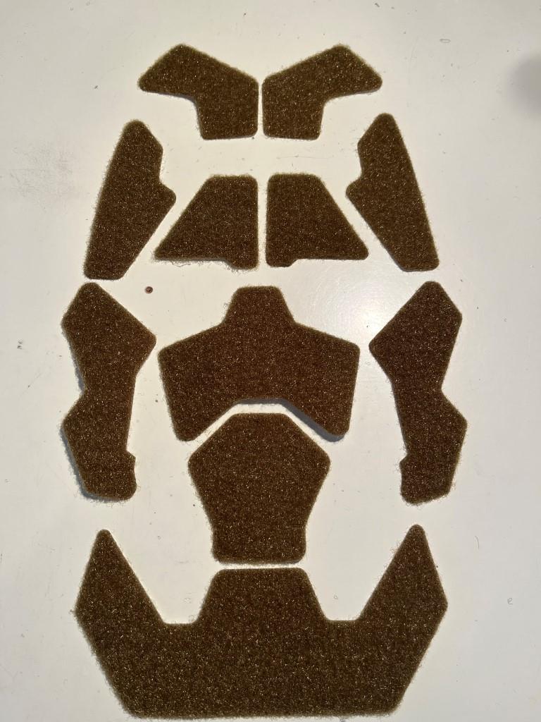 Set de adhesivos de velcro para cascos Primal Gear (BRONCEARSE)