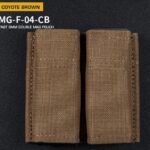 Porta CARICATORE Tipo rápido Double 9 mm de revista Bouch Wosport (COYOTE)