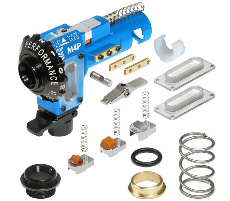 Gruppo Hop Up CNC Aluminum M4P - PRO Maxx Model (BLU)