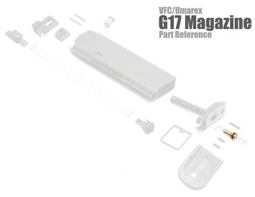 Valve de remplissage inférieure, pour chargeur de gaz GLOCK G17 (Pièces d'origine) VFC - Image 2