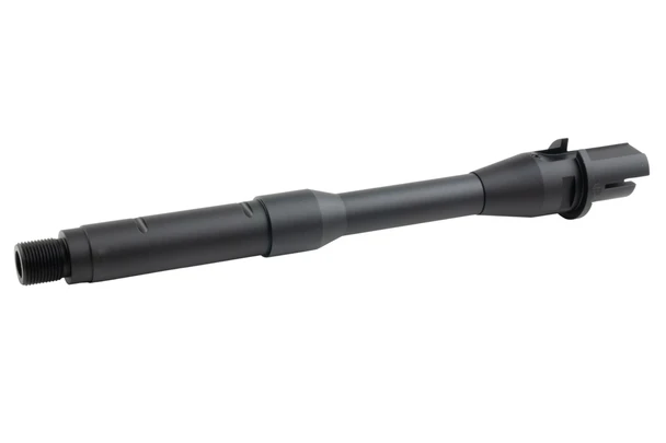 Canon extérieur léger CQB Airsoft M4 AEG (8.7 pouce, Aluminium) - 14mm CCW 5KU (NÉRA)
