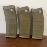 Combo Pack 39: Set in 3 Caricatori a Gas VMAG 30rds Lightweight Gas Magazine for M4 /HK416 GBB Series Gen.4 -DNA /AR /M4 /M16 /HK416 GBB Compatible- VFC (TAN)