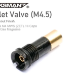 Improved M4.5 Inlet Valve / Short Ver. for AIRSOFT GBB Gas Magazine（Tokyo Marui M4 MWS (ZET) /Hi Capa GBB Series）/Fill Valve Marksman
