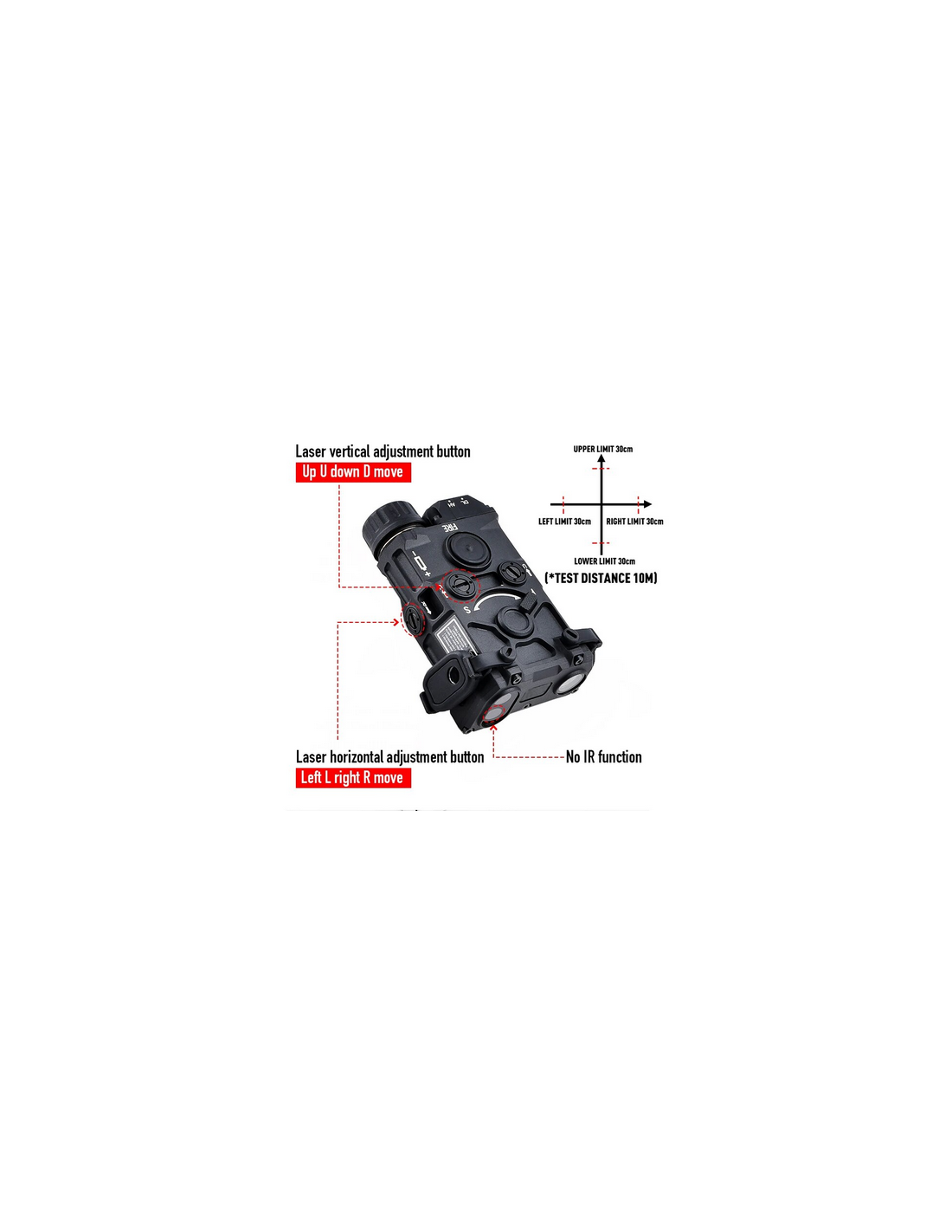 Flashlight module + Red Laser replica OGL Wadsn (NERO) - Image 2